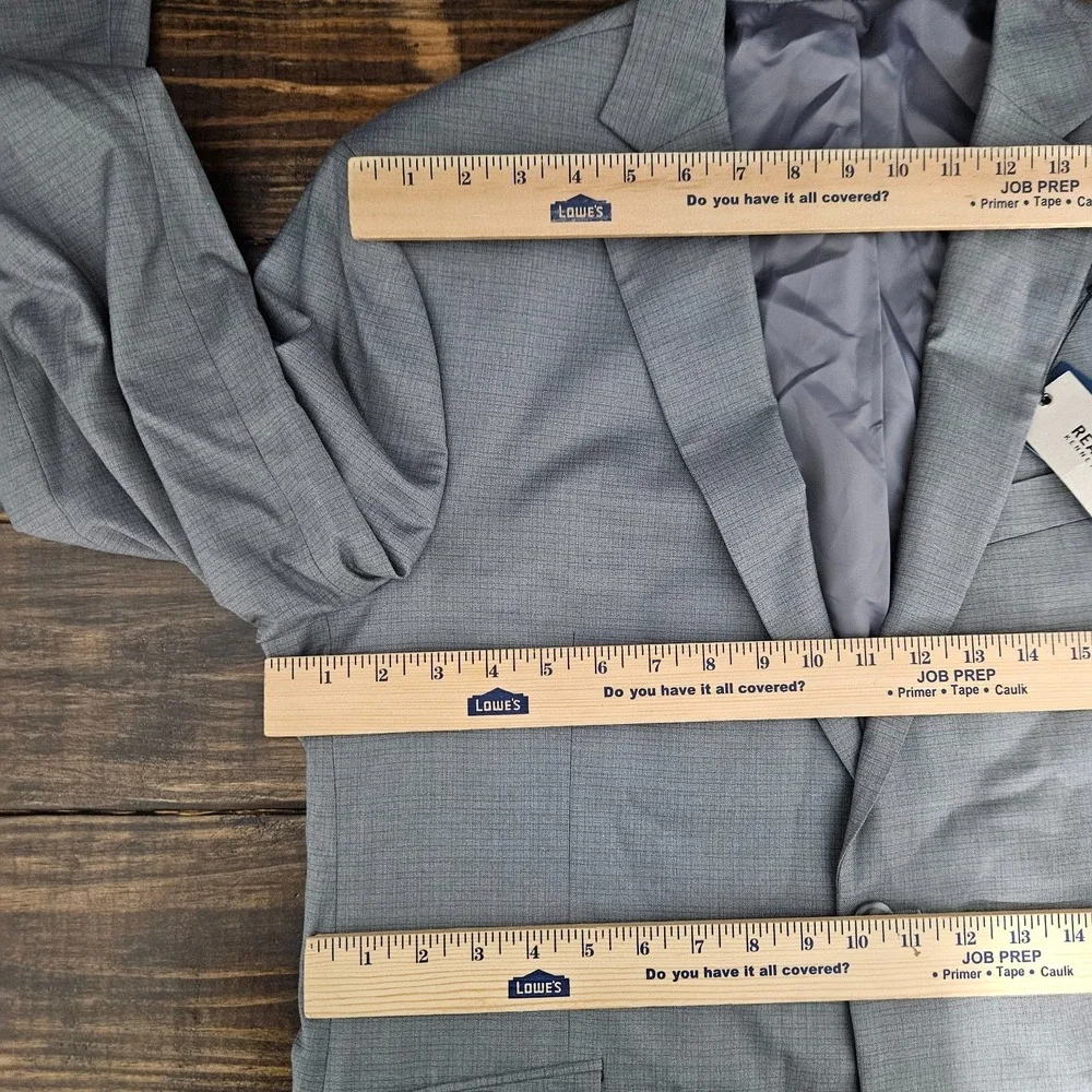 Kenneth Cole Men's Sport Coat Blazer Two Button Gray Techi-cole 44R NEW WITH TAG